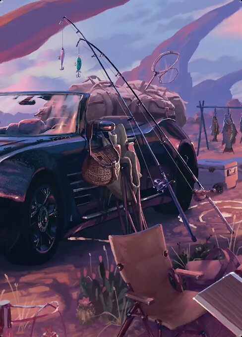 Fishing Gear // Fishing Gear — art by Winona Nelson