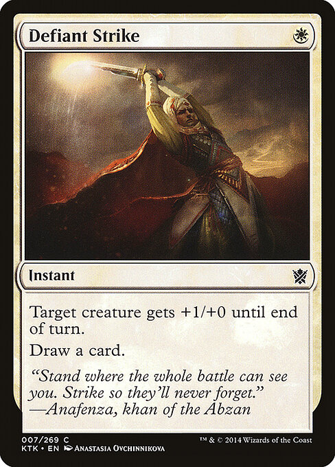 Defiant Strike — art by Anastasia Ovchinnikova