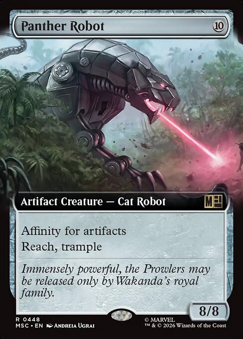 Panther Robot — art by Andreia Ugrai