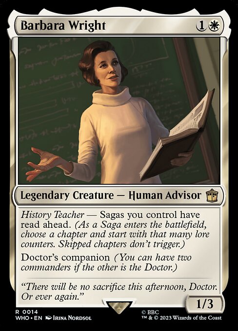 Barbara Wright — art by Irina Nordsol