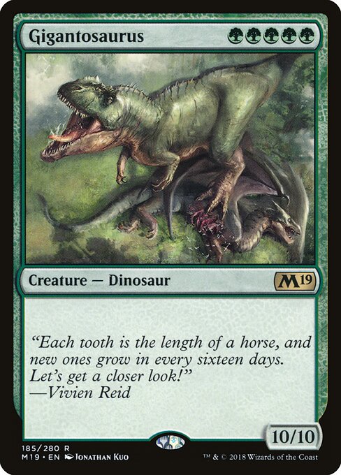 Gigantosaurus — art by Jonathan Kuo
