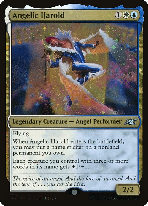 Angelic Harold — art by Aaron J. Riley