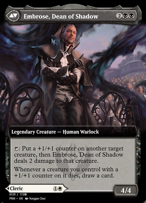 Shaile, Dean of Radiance // Embrose, Dean of Shadow — art by Yongjae Choi