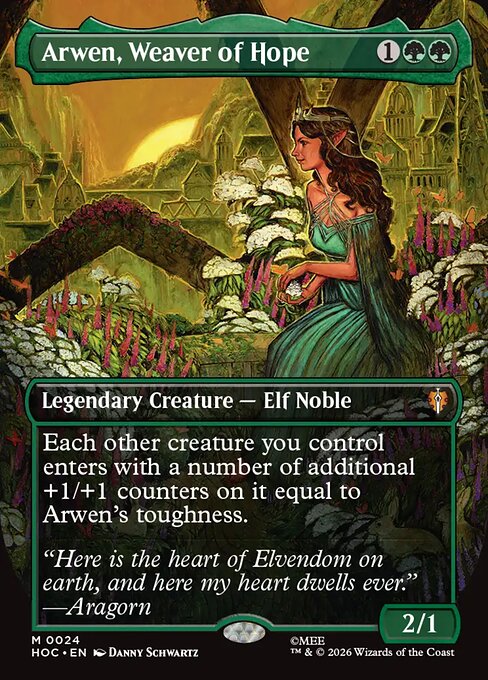 Arwen, Weaver of Hope — art by Danny Schwartz
