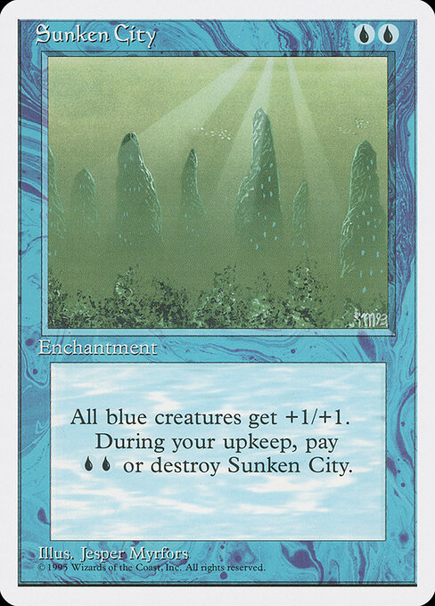 Sunken City — art by Jesper Myrfors