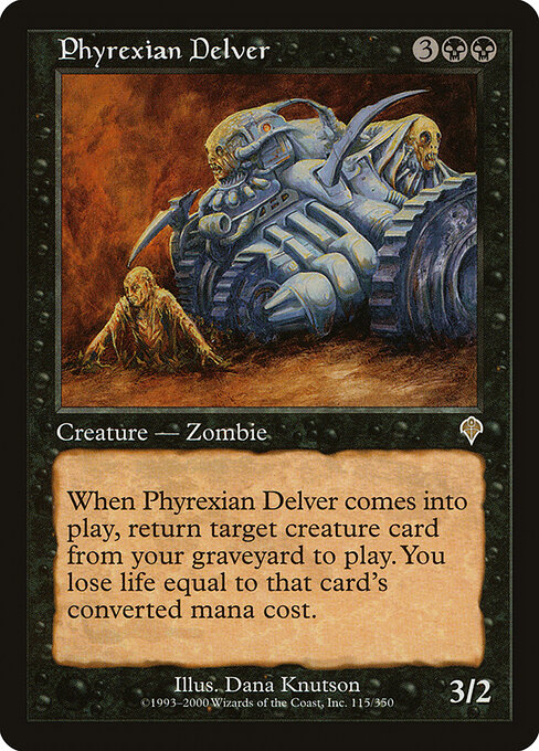 Phyrexian Delver — art by Dana Knutson