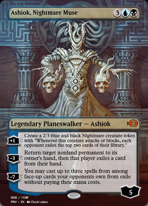 Ashiok, Nightmare Muse — art by Chuck Lukacs