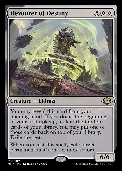 Devourer of Destiny — art by Raph Lomotan