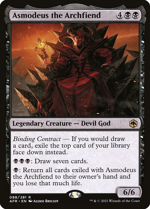 Asmodeus the Archfiend — art by Aleksi Briclot