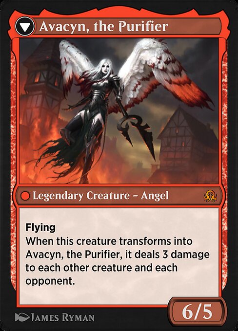 Archangel Avacyn // Avacyn, the Purifier — art by James Ryman