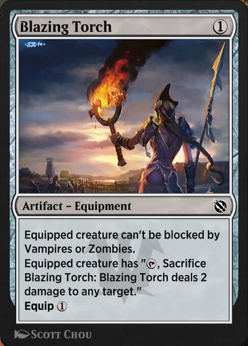 Blazing Torch — art by Scott Chou