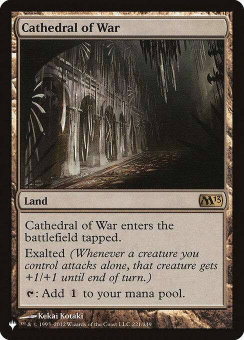 Cathedral of War — art by Kekai Kotaki
