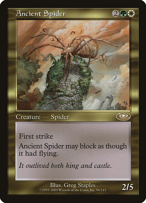Ancient Spider — art by Greg Staples