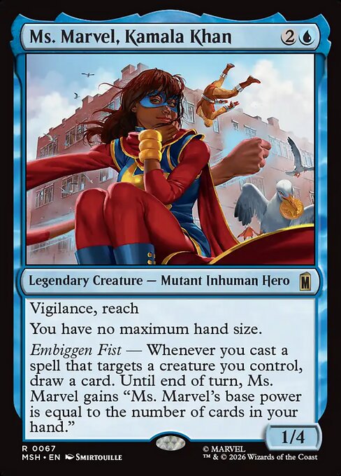 Ms. Marvel, Kamala Khan — art by Smirtouille