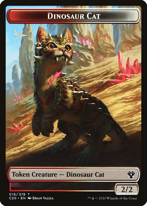 Dinosaur Cat — art by Brian Valeza