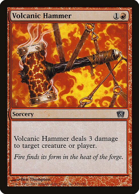Volcanic Hammer — art by Ben Thompson