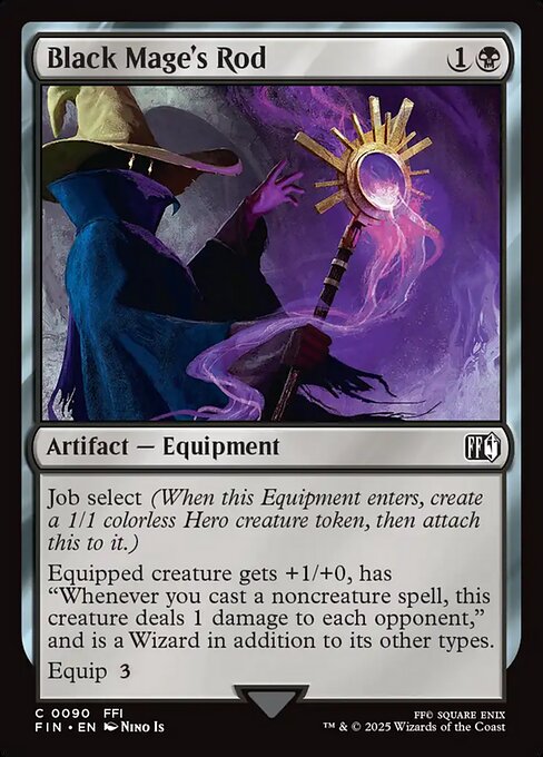 Black Mage's Rod — art by Nino Is