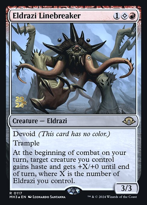 Eldrazi Linebreaker — art by Leonardo Santanna