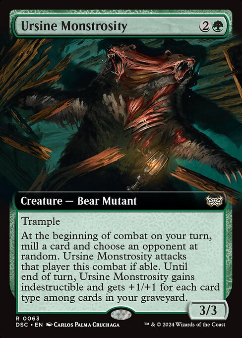 Ursine Monstrosity — art by Carlos Palma Cruchaga