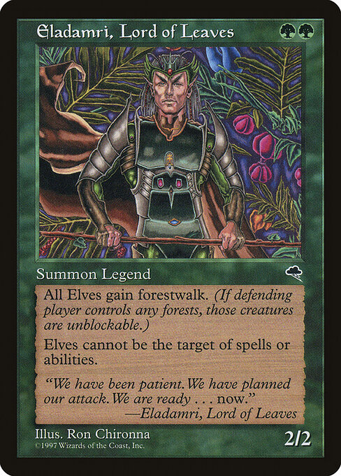 Eladamri, Lord of Leaves — art by Ron Chironna
