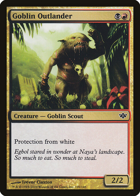 Goblin Outlander — art by Trevor Claxton