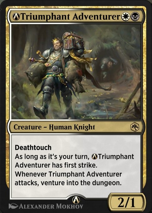 A-Triumphant Adventurer — art by Alexander Mokhov
