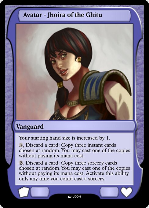 Jhoira of the Ghitu Avatar — art by UDON