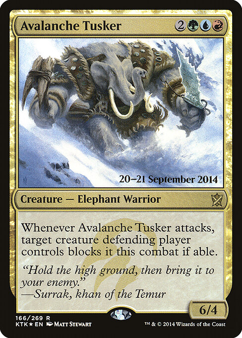 Avalanche Tusker — art by Matt Stewart