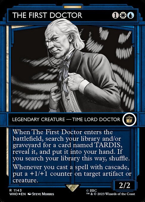 The First Doctor — art by Steve Morris