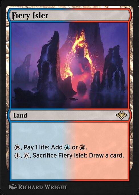 Fiery Islet — art by Richard Wright