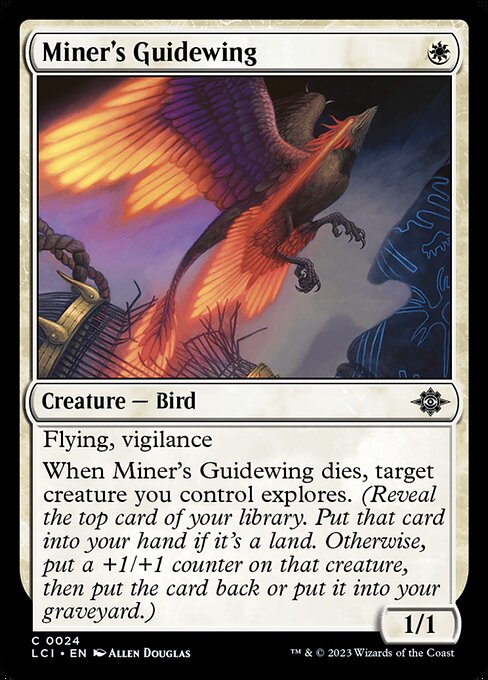 Miner's Guidewing — art by Allen Douglas
