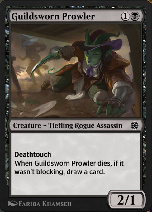Guildsworn Prowler — art by Fariba Khamseh