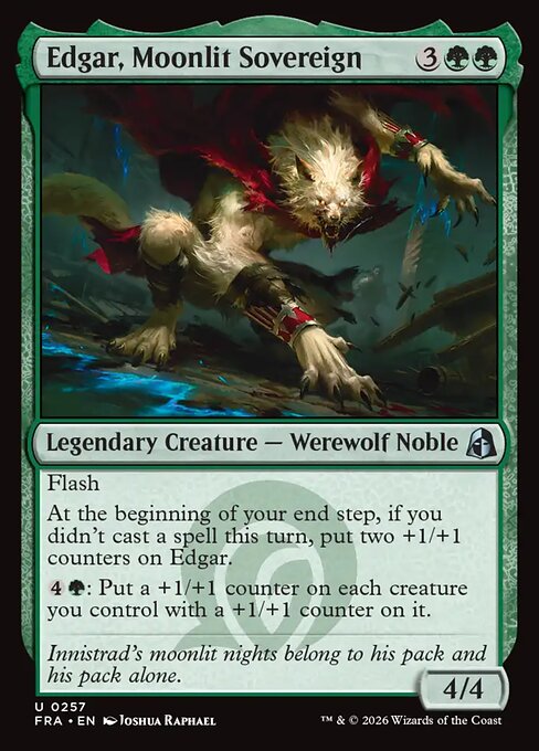 Edgar, Moonlit Sovereign — art by Joshua Raphael