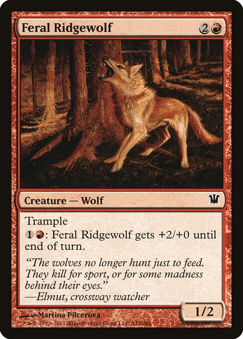 Feral Ridgewolf — art by Martina Pilcerova