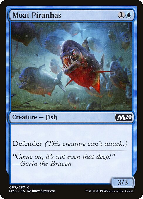 Moat Piranhas — art by Rudy Siswanto