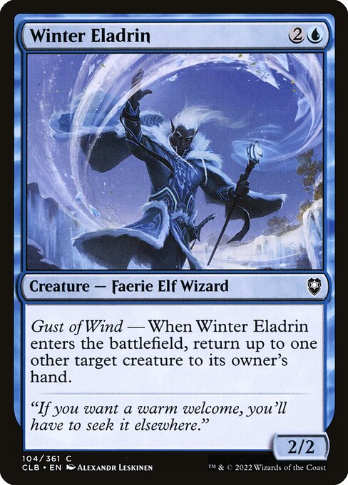 Winter Eladrin — art by Alexandr Leskinen