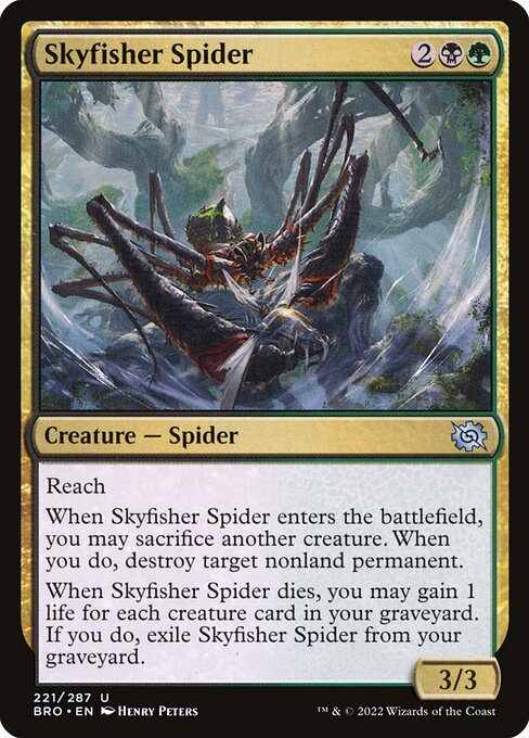 Skyfisher Spider — art by Henry Peters
