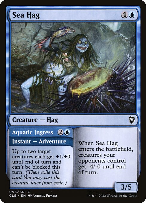 Sea Hag // Aquatic Ingress — art by Andrea Piparo