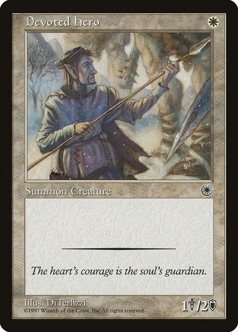 Devoted Hero — art by DiTerlizzi