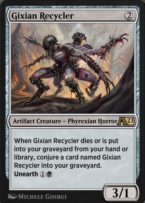 Gixian Recycler — art by Michele Giorgi