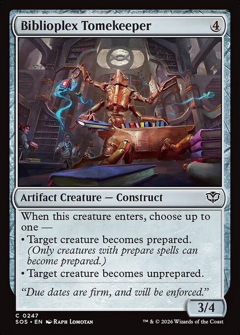 Biblioplex Tomekeeper — art by Raph Lomotan
