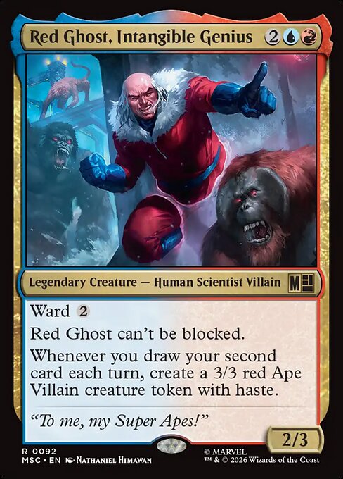 Red Ghost, Intangible Genius — art by Nathaniel Himawan