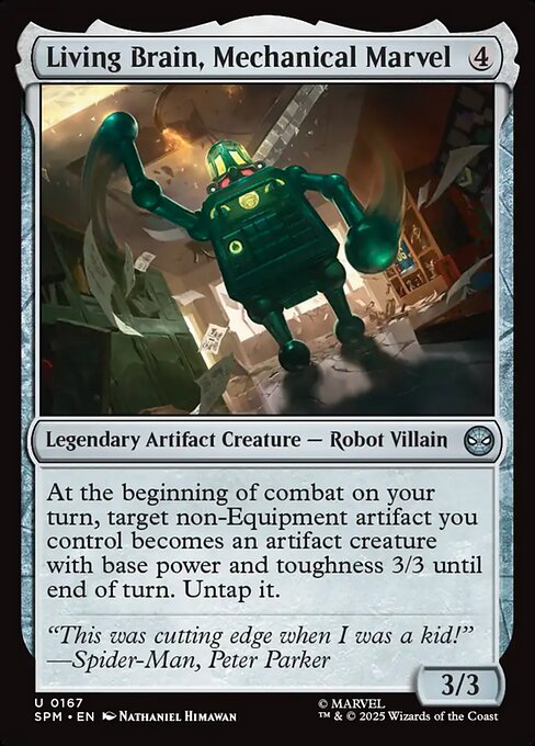 Living Brain, Mechanical Marvel — art by Nathaniel Himawan