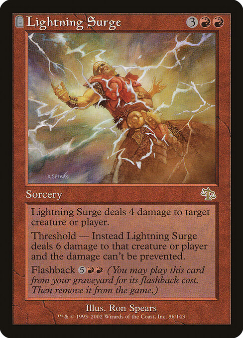 Lightning Surge — art by Ron Spears