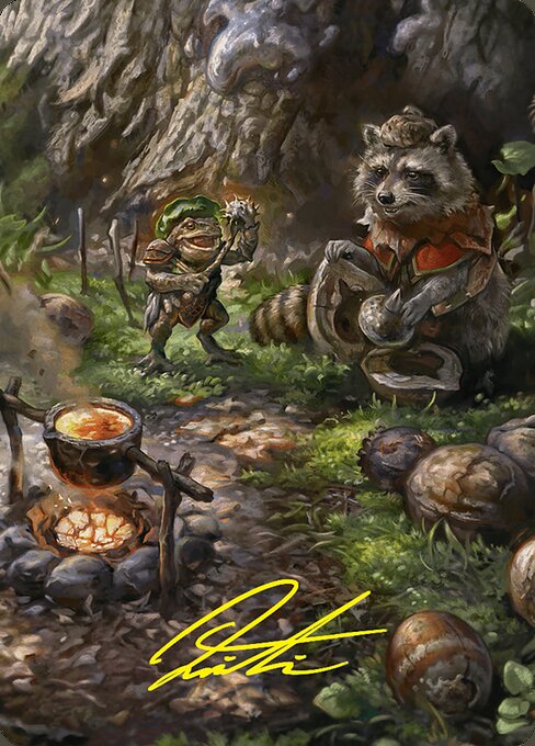 Sylvan Scavenging // Sylvan Scavenging — art by Quintin Gleim