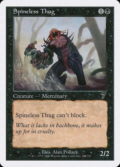 Spineless Thug — art by Alan Pollack