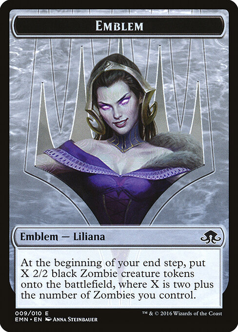 Liliana, the Last Hope Emblem — art by Anna Steinbauer