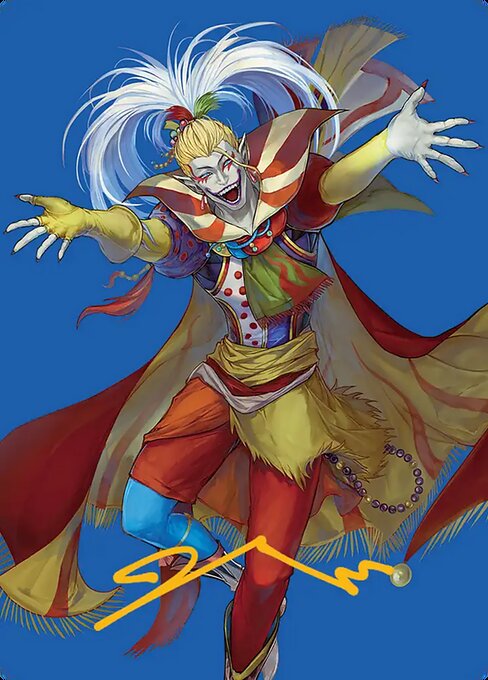 Kefka, Court Mage // Kefka, Court Mage — art by Rorubei