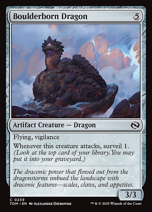 Boulderborn Dragon — art by Alexander Ostrowski