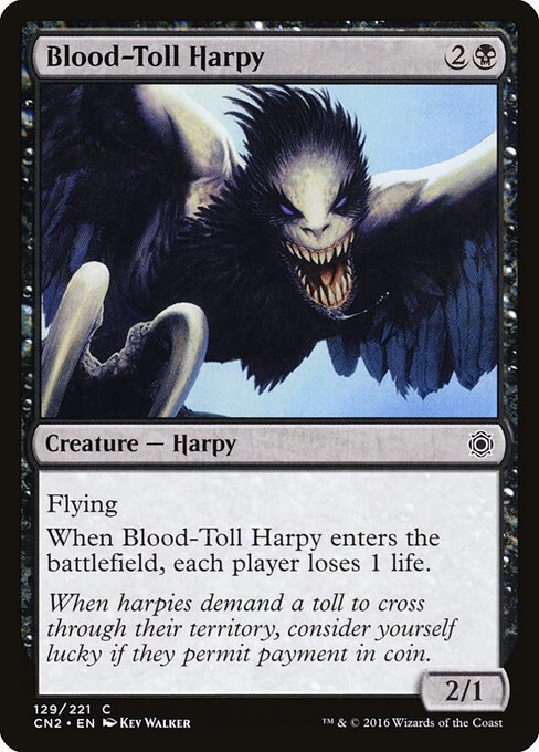 Blood-Toll Harpy — art by Kev Walker